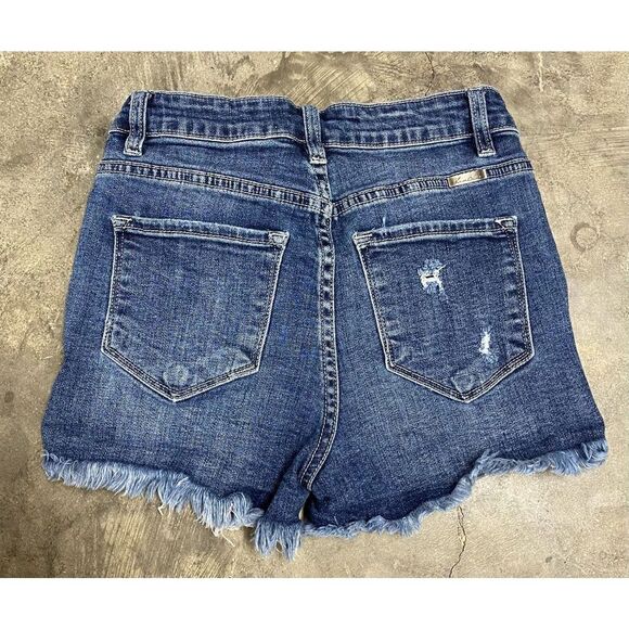 KanCan High Rise Denim Shorts Size Small - Picture 4 of 7